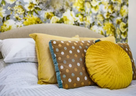 The bedroom at The Churns, Lanhydrock