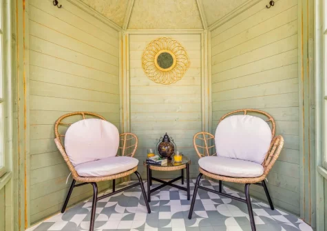 The summer house at The Churns, Lanhydrock