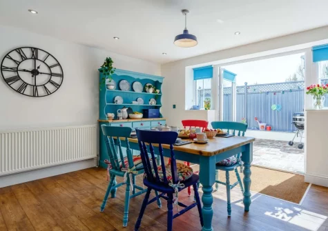 The dining area at The Coach House at Kilbroney, Week St Mary