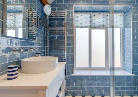 Bedroom #2 en-suite shower room at The Coach House at Kilbroney, Week St Mary