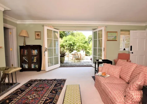 The living room at The Coach House, Ladock