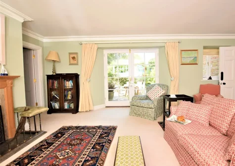 The living room at The Coach House, Ladock