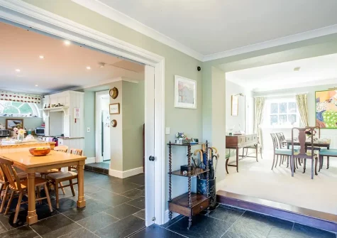 The kitchen & dining room at The Coach House, Ladock