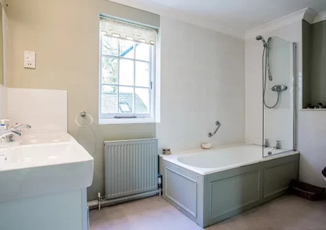 The bathroom at The Coach House, Ladock