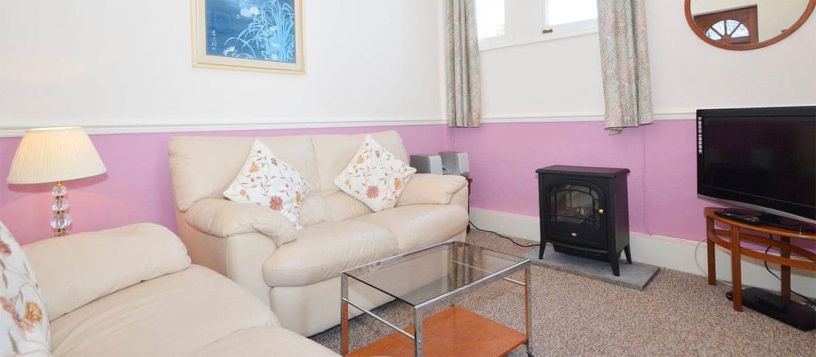 The Coach House is literally that - an old Victorian coach house in the grounds of Protea; a stunning Victorian villa. Step from the front door into the living room and you are walking through the arch where the coach was once driven.
