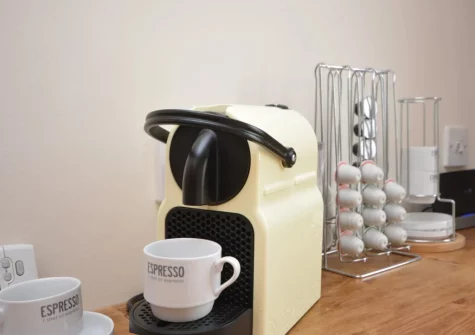 The kitchen at The Coach House, Whiddon Down