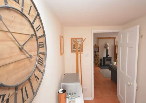 The kitchen at The Coach House, Whiddon Down