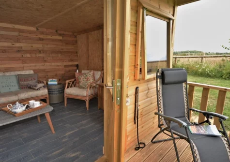 The summer house at The Coach House, Whiddon Down