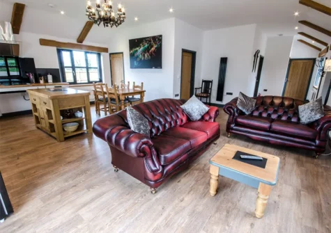 The living area at The Coachman's Halt, Penhallow