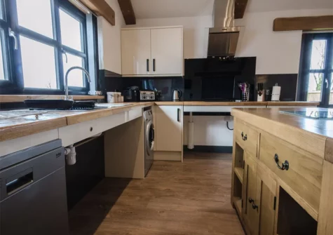 The kitchen at The Coachman's Halt, Penhallow
