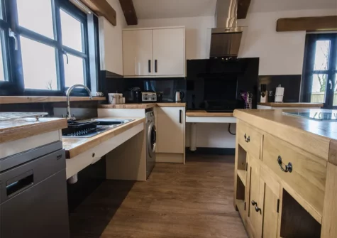 The kitchen at The Coachman's Halt, Penhallow