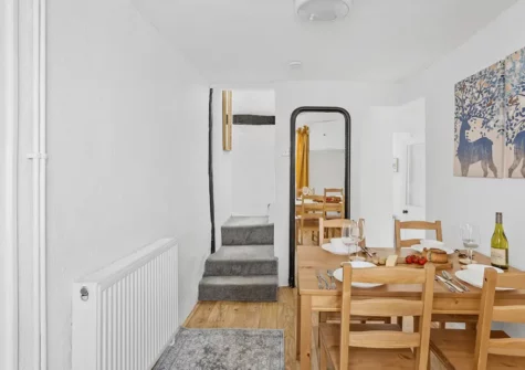 The kitchen at The Cottage, Budleigh Salterton