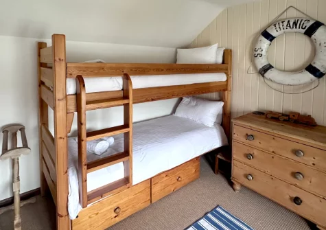 Bedroom #3 at The Cottage, Helford