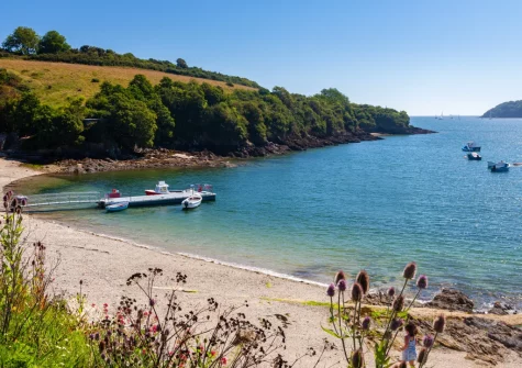 The holiday home comes with its own all-tide mooring at Potter's Pontoon