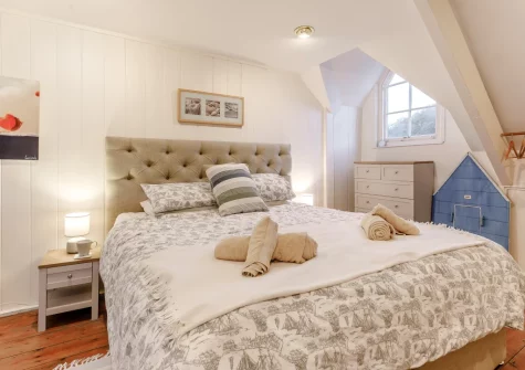 Bedroom #1 at The Counting House, Fowey
