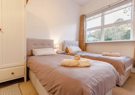Bedroom #2 at The Counting House, Fowey