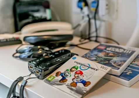 The living area at The Cove, Porthtowan