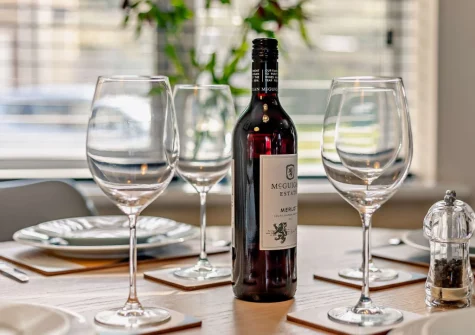 The dining area at The Cove, Porthtowan