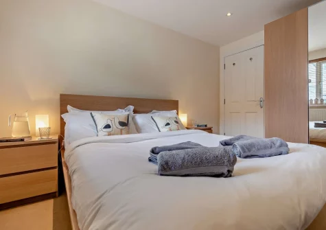 Bedroom #1 at The Cove, Porthtowan