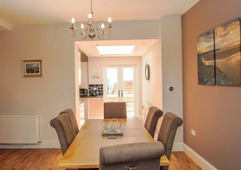 The dining area at The Crab Shell, Appledore