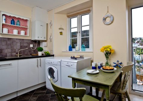The kitchen at The Crows Nest, Brixham