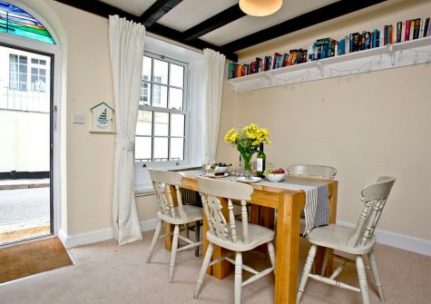 The dining area at The Crows Nest, Brixham