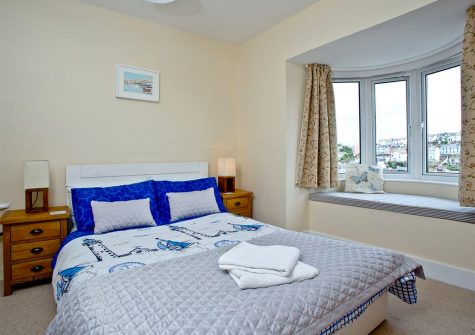 Bedroom #1 at The Crows Nest, Brixham