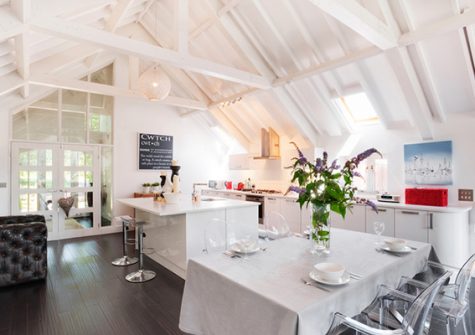The dining area @ The Cwtch Barn, Paignton