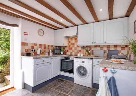 The kitchen at The Dairy Barn, Sutcombe