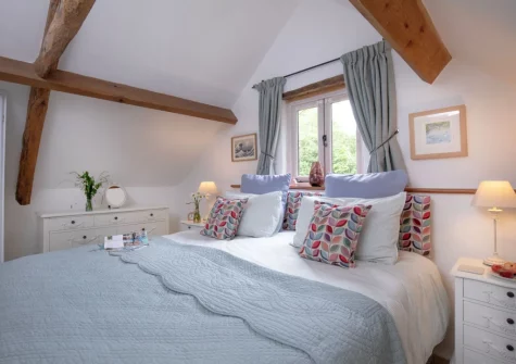 Bedroom #1 at The Dairy Barn, Sutcombe