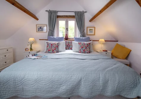 Bedroom #1 at The Dairy Barn, Sutcombe