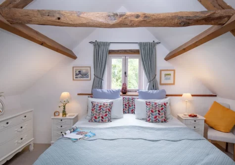 Bedroom #1 at The Dairy Barn, Sutcombe