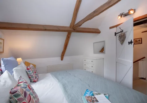 Bedroom #1 at The Dairy Barn, Sutcombe