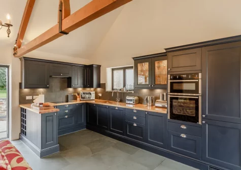 The kitchen at The Dreyhouse, St Issey