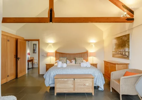 Bedroom #1 at The Dreyhouse, St Issey