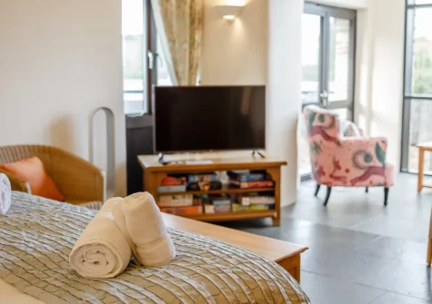 Bedroom #1 at The Dreyhouse, St Issey