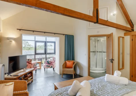 Bedroom #1 at The Dreyhouse, St Issey