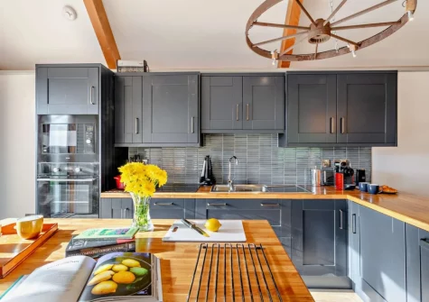 The kitchen at The East Linhay, Leigh Town, Loxbeare