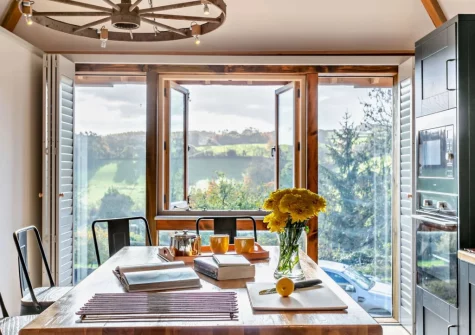 The kitchen at The East Linhay, Leigh Town, Loxbeare