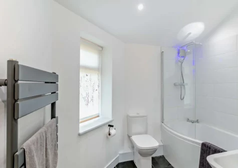 Bedroom #2 en-suite bathroom at The East Linhay, Leigh Town, Loxbeare