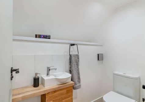 Bedroom #2 en-suite bathroom at The East Linhay, Leigh Town, Loxbeare