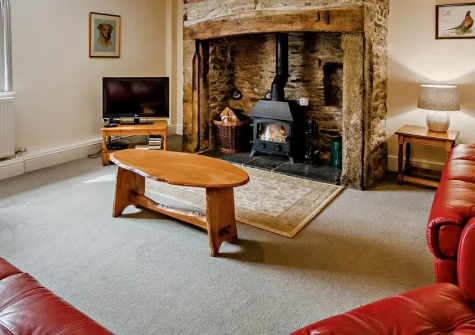 The Farmhouse, Spirewell Farm, Wembury, is a spacious six-bedroom retreat with valley views, children's playroom, and sunroom. Perfectly positioned near beaches and coastal paths, it's ideal for families seeking coast and countryside adventures.