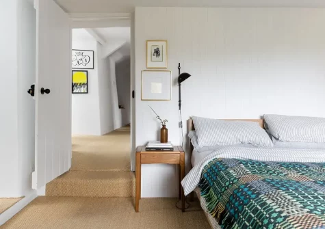 Bedroom #3 at The Farmhouse, Venn Farm, Pancrasweek