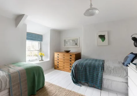 Bedroom #4 at The Farmhouse, Venn Farm, Pancrasweek