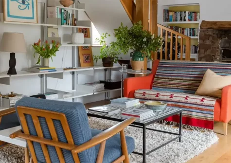 The Farmhouse, Venn Farm, Pancrasweek is a stunning 16th-century retreat for eight guests across four beautifully appointed bedrooms. Enjoy three acres of magical gardens, woodland walks, a pizza oven, and access to Cornwall's finest beaches.