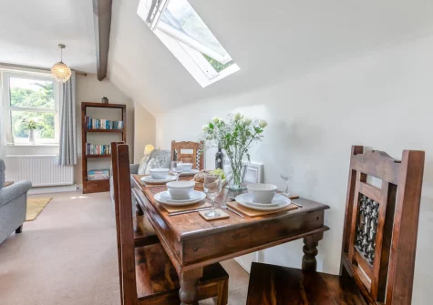 The dining area at The Gables, Appledore
