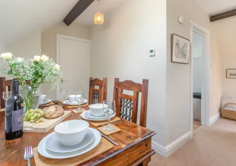 The dining area at The Gables, Appledore