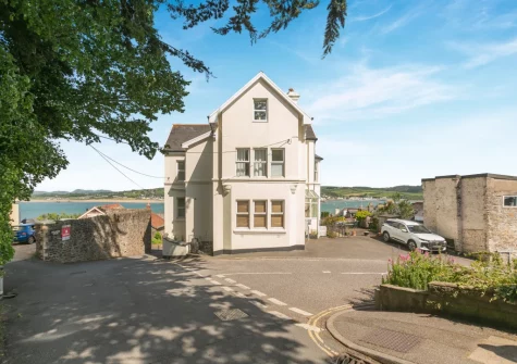 The Gables is an elevated second-floor apartment, boasting a fantastic central location with wonderful views throughout