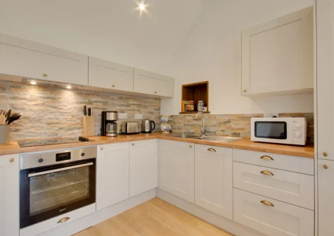 The kitchen at The Gables, Porthleven