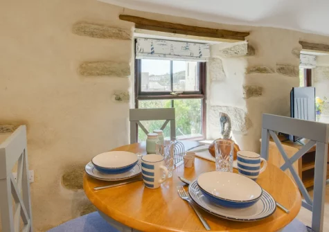 The dining are at The Gables, Porthleven